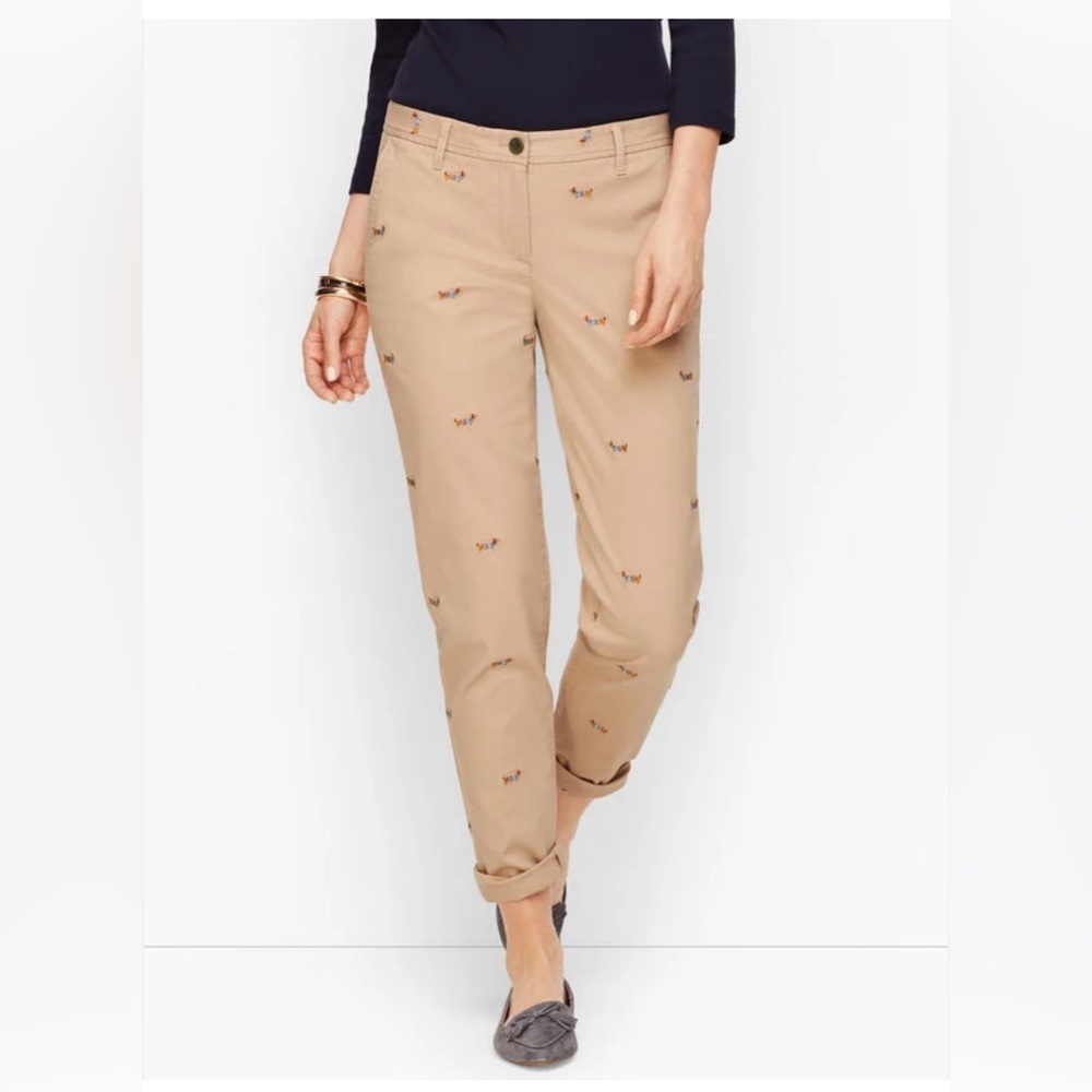 Talbots Girlfriend Daschhound Chinos size 8P
